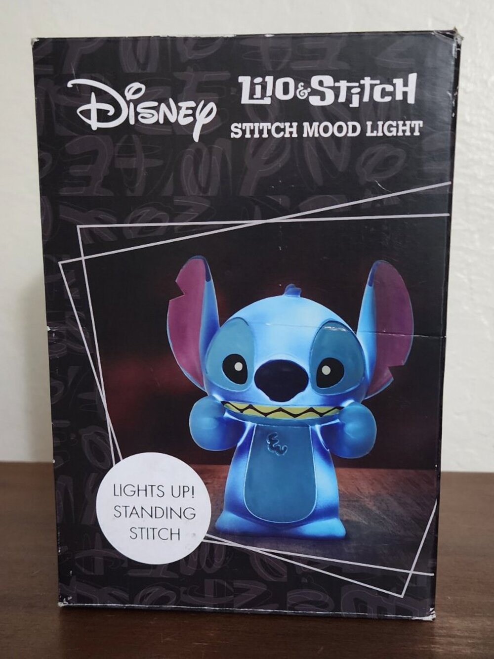 Disney Lilo & Stitch Figural Mood Light | 8 Inches Tall - Blue